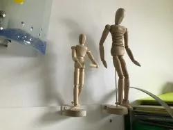 Wooden Human and Arm Mannequin (Doll) Shelves