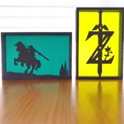 Zelda silhouette ornament