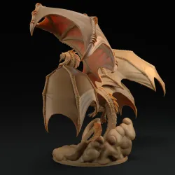 Zephys, The Windborne Tyrant  | PRESUPPORTED | Draconic Legends Hero's and Tyrants