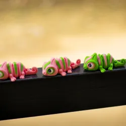 Adorable Little Flexi Chameleon