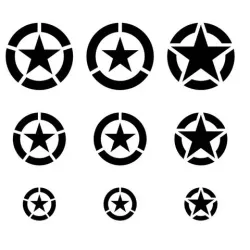 Airbrush stencil ST-AIR004-USAF-marks-paint-hobby-stencil