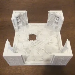 Alien Corridor 4-Way with Hole