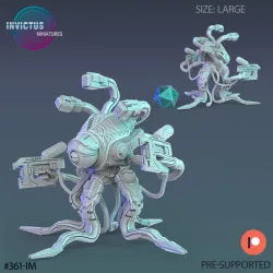 Anti-Hack Machine Set / War Device / Alien Construct / Steampunk Defence Robot / Cosmic Invasion Army / Cyberpunk / Sci-Fi Encounter