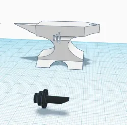 Anvil Keychain