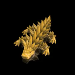 Baby Articulated Quartz Dragon
