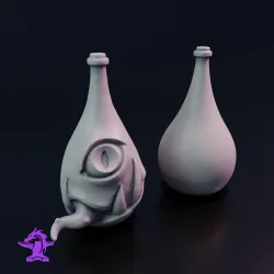 Big Mimic Pack - Tabletop RPG Monsters, Fireplace, Throne, Tables & Bottles