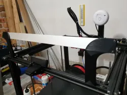 Bracket to mount  LED Aluminium light strip to printer for 2020