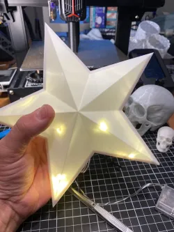 Christmas tree topper star