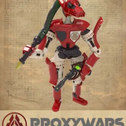 Cinan - Anubis - Akhet - Athyr : Assault, Battle Drone, space robot guardians of the Necropolis, modular posable miniatures
