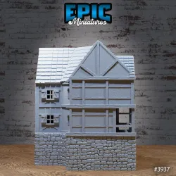 City House Corner Piece / Human Building / Noble Architecture / Village Build / Humanoid Base / Dungeon Area / Playable Interior
