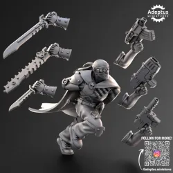 Commander Fang. Pose 2. Imperial Guard