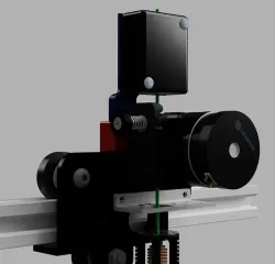 CR-6 filament sensor mount for filament spool top mount solution.