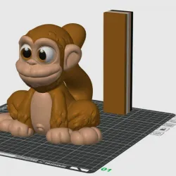 CUTE MONKEY (NO SUPPORTS)