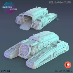 Cyber City Tank / Space Infantry Machine / Roving Vehicle / Alien War Construct / Steampunk Battle Robot / Cosmic Invasion Army / Cyberpunk / Sci-Fi Encounter