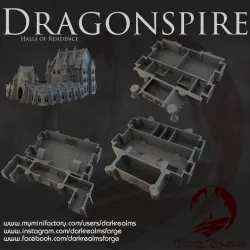 Dark Realms - Dragonspire Wizarding School - Halls of Residence