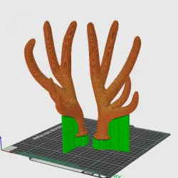 DEER HEAD WALL MOUNTED / HOLDER