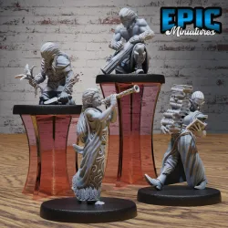 Elven Storm Set / Forest Elf Villager Encounter / Nature Fairy & Druid Collection / Pre-Supported