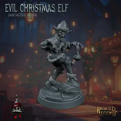 Evil Christmas Elves x3 (25mm Bases)
