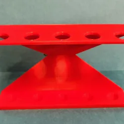 Five test tube holder (modular)