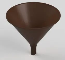Funnel vase mode with two wall