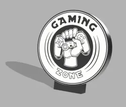 GAMING ZONE LIGHTBOX