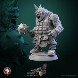 Gants set 6 miniatures pre-supported  + dnd 5e stats block
