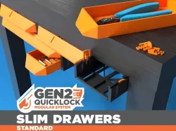 GEN2 Slim Lack Enclosure Drawers