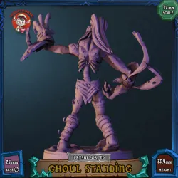 Ghoul Standing - 32mm scale pre-supported miniature