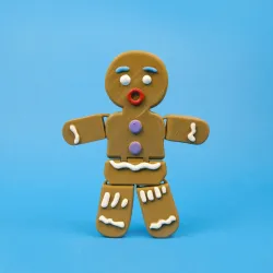 GingerBread Man | Shrek | Print-in-Place | Flexi