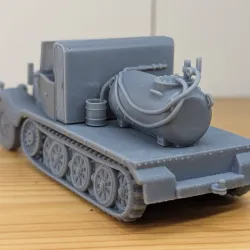 Half-tracks Sd.Kfz.11/2 Decontamination vehicle + Sd.Kfz.11/3 Chemical warfare + Crewmen (Germany, WW2)