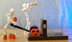 Halloween Desktop Pumpkin Catapult