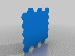 Hexagon battle grid 25mm