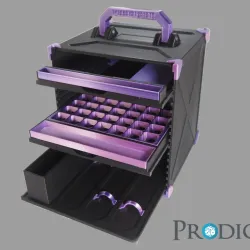 Hobby ProBox - portable & modular transport system for painting miniatures (86 STL files)
