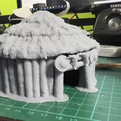 Hut 01 terrain piece. Unlocked Stretch Goal (Unsupported)