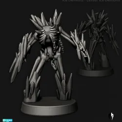 Ice Demons - Lesser Ice Demons / Skeletons
