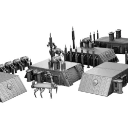 Imperial Bunker Terrain, Cargo Loader And Diorama Pieces