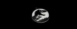 Jurassic Park Keychain