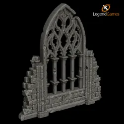 LegendGames Gothic Ruined Alter Window