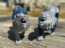 Lupine Reliquary (Wolf Box) for Dice (Updated)