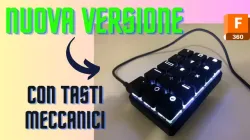 macro keyboard full customizable with mechanical switches (video tutorial)