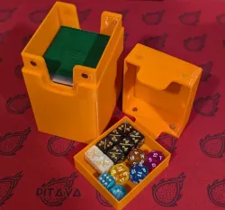 Magnetic Deck Box with Dice Tray (MTG Commander)
