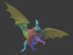 MHW: Nergigante (posed & sliced)