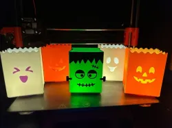 Mini Paper Bag Lanterns (for tea lights)