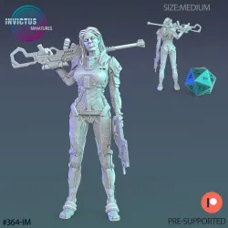 Netrunner Girl / War Device Hacker / City Officer / Cyberpunk Warrior / Alien Soldier / Mysterious Colonist / Space Assasin / Cosmic Invasion / Trooper Attack / Human Settler / Sci-Fi Encounter