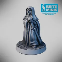 Nun Squad! Easy to print, supportless - for FDM and resin