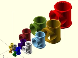 OpenSCAD Pipe Fitting Scripts