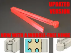 Print-in-Place Bag Clip 2 (Parametric)