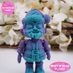 PRINT IN PLACE CUTE FLEXI SANTA
