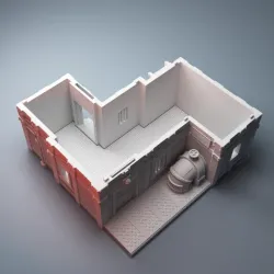Scifi Grimdark UnderNidus Pump Station 28mm