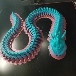 Shakaworld3D Horned Spine Dragon Viper Serpent